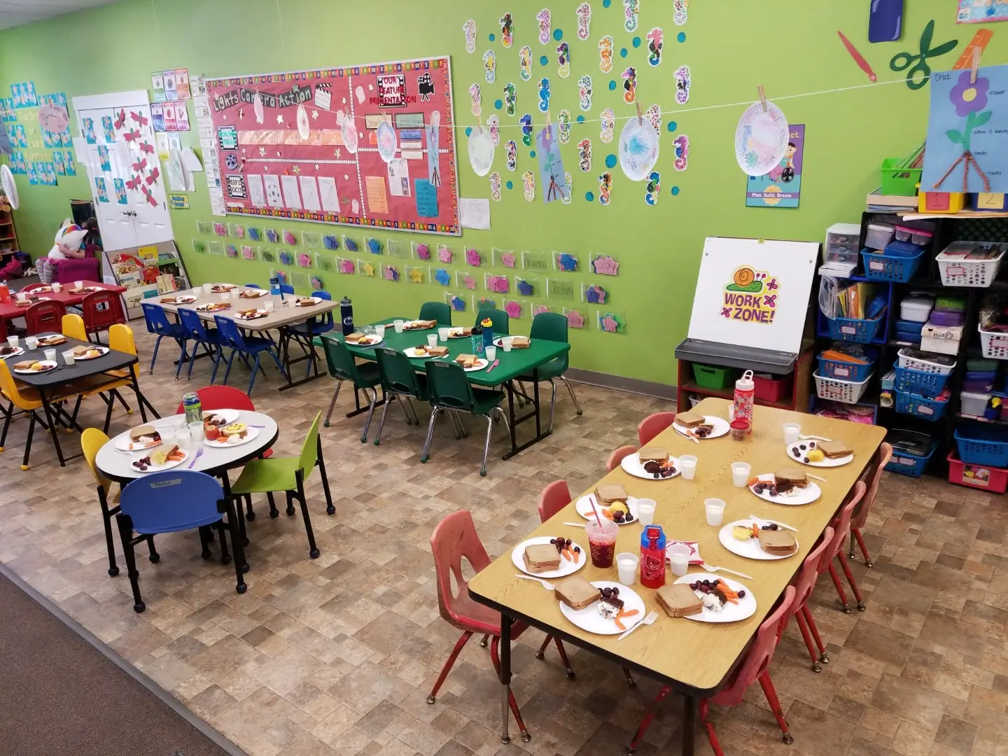 A classroom at Bubbles, Bears to Books Canonsburg